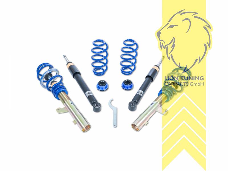 fest, blau, Federbeinklemmdurchmesser VA 55mm, Stahl verzinkt, Eintragungspflichtig / Teilegutachten liegt bei