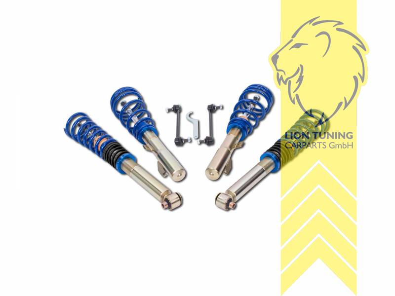 fest, blau, nur passend für Fahrzeuge ohne Luftfederung, Stahl verzinkt, Eintragungspflichtig / Teilegutachten liegt bei