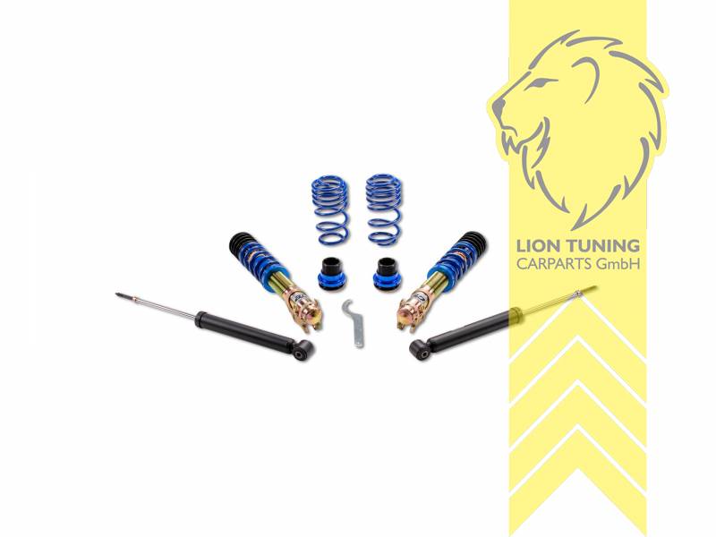 fest, blau, Nicht passend für GTI, Stahl verzinkt, Eintragungspflichtig / Teilegutachten liegt bei