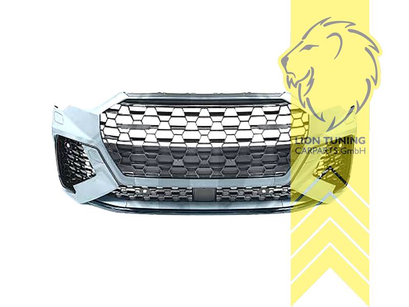 Ersatzteile von äquivalenter Qualität für die Besitzer des Fahrzeugs (entspr. EU-Verordnung 46/2010), ABS Kunststoff, grundiert, für Fahrzeuge mit PDC, für Fahrzeuge mit SRA, Eintragungsfrei / mit ABE