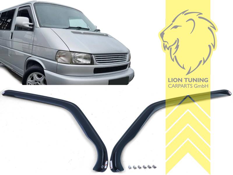 Liontuning - Tuningartikel für Ihr Auto  Lion Tuning Carparts  GmbHWindabweiser Regenabweiser für VW Bus T5 T6 schwarz smoke