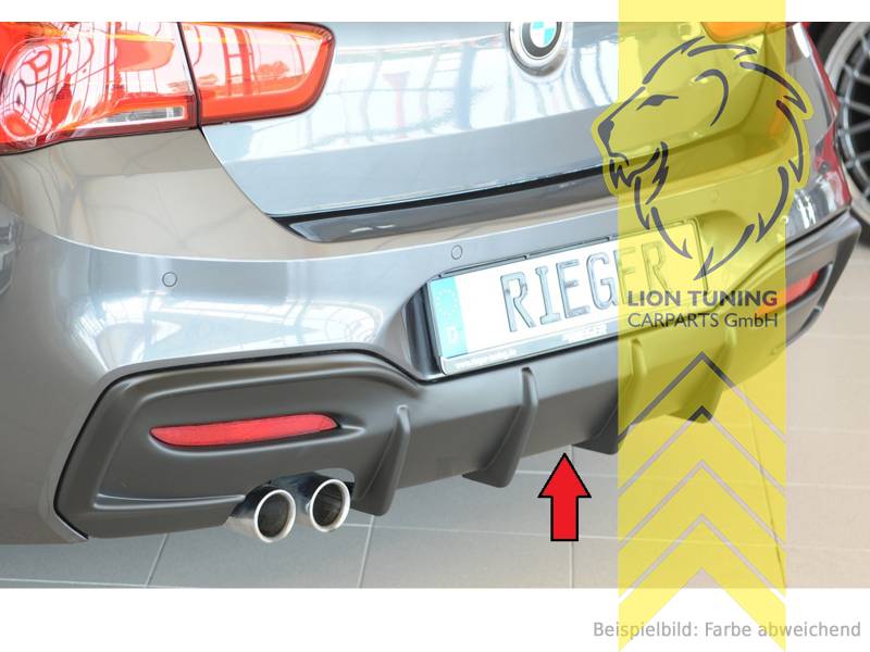 schwarz, nur passend für Fahrzeuge mit M-Paket, ABS Kunststoff, schwarz - lackierfähig, Eintragungsfrei / mit ABE