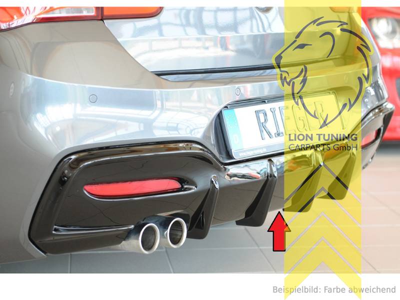 schwarz glänzend, nur passend für Fahrzeuge mit M-Paket, ABS Kunststoff, Eintragungsfrei / mit ABE