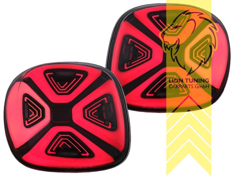 LED, dynamischer LED Blinker, rot, Eintragungsfrei / mit E-Prüfzeichen