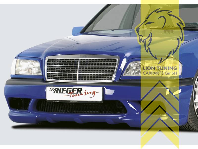 für Fahrzeuge mit Nebelscheinwerfer, ABS Kunststoff, schwarz - lackierfähig, Eintragungsfrei / mit ABE