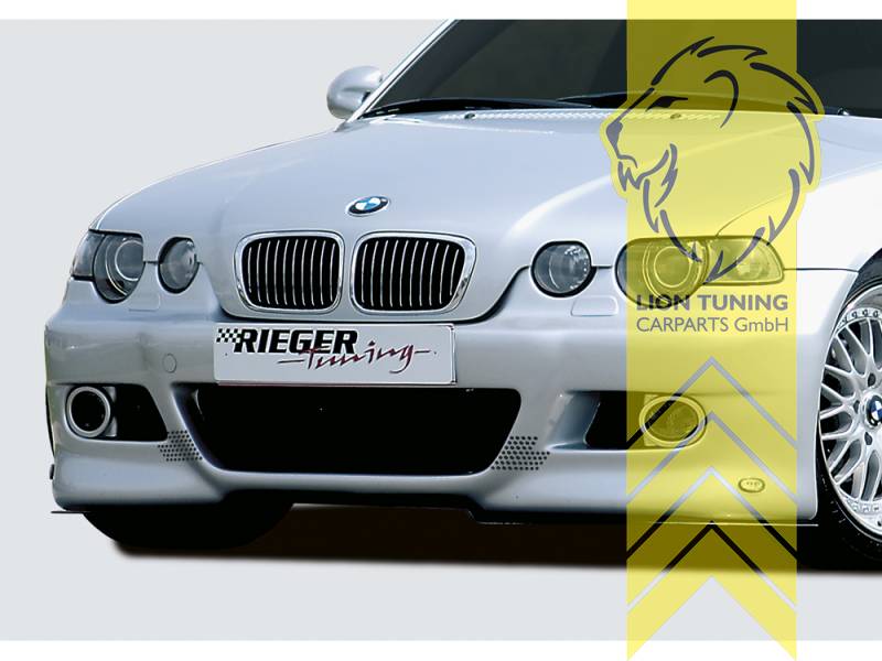 mit Haltern für Nebelscheinwerfer, ABS Kunststoff, schwarz - lackierfähig, für Fahrzeuge mit SRA, Eintragungspflichtig / Teilegutachten liegt bei