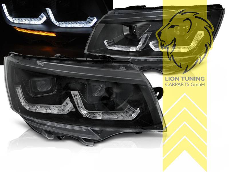 Liontuning - Tuningartikel für Ihr Auto  Lion Tuning Carparts GmbH Voll LED  Tagfahrlicht Scheinwerfer für Mercedes Benz W205 S205 C-Klasse schwarz