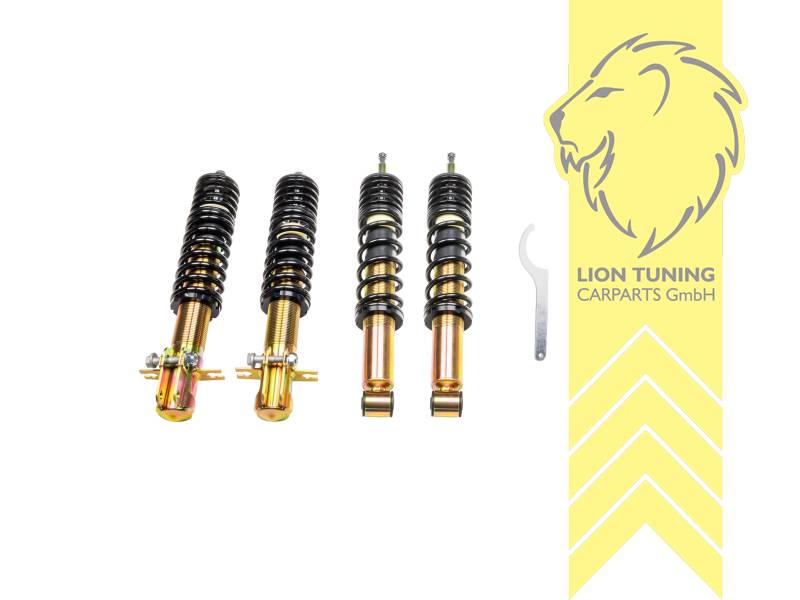 fest, Schwarz, Bei Fahrzeugen die mit elektronischer Dämpferregelung DCC ausgerüstet sind ist diese stillzulegen., Stahl verzinkt, Eintragungspflichtig / Teilegutachten liegt bei