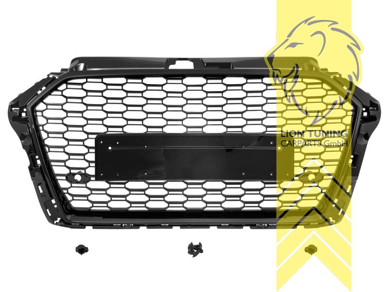 schwarz glänzend, Passend für alle Ausstattungsvarianten, ABS Kunststoff, für Fahrzeuge mit PDC, Eintragungsfrei / als Ersatzteil verwendbar