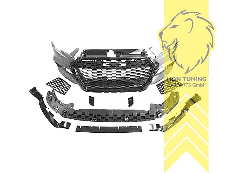 Ersatzteile von äquivalenter Qualität für die Besitzer des Fahrzeugs (entspr. EU-Verordnung 46/2010), PP Kunststoff, grundiert, für Fahrzeuge mit PDC, für Fahrzeuge mit oder ohne SRA, Eintragungsfrei / mit ABE