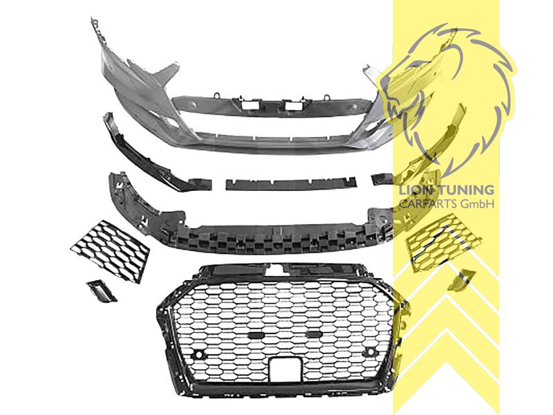 Ersatzteile von äquivalenter Qualität für die Besitzer des Fahrzeugs (entspr. EU-Verordnung 46/2010), PP Kunststoff, grundiert, für Fahrzeuge mit PDC, für Fahrzeuge mit Radar (ACC), für Fahrzeuge mit oder ohne SRA, Eintragungsfrei / mit ABE
