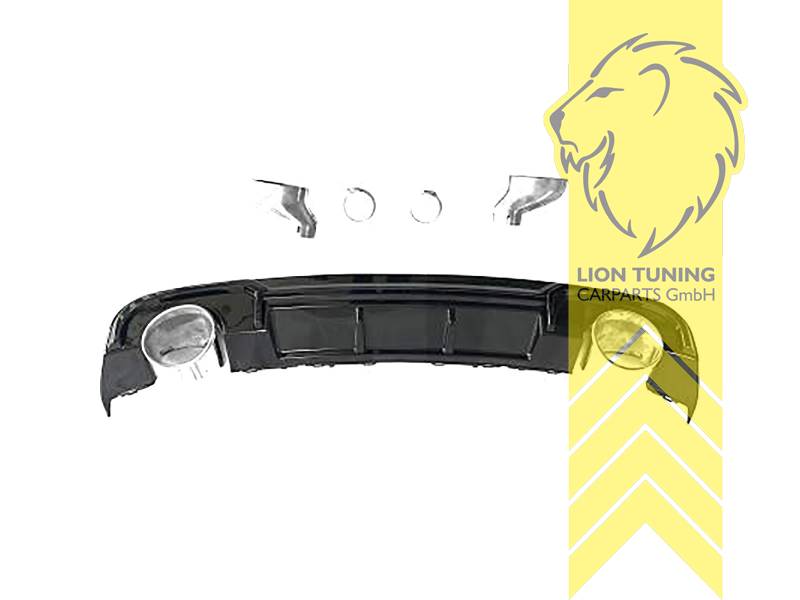 links und rechts, schwarz glänzend, nicht passend für S-Line, PP Kunststoff, Eintragungsfrei / als Ersatzteil verwendbar