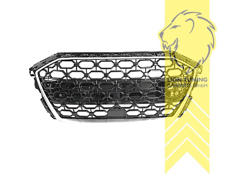 schwarz/chrom, Passend für alle Ausstattungsvarianten, ABS Kunststoff, für Fahrzeuge mit PDC, Eintragungsfrei / als Ersatzteil verwendbar