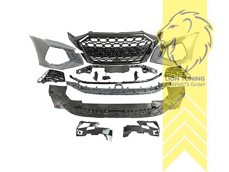 Ersatzteile von äquivalenter Qualität für die Besitzer des Fahrzeugs (entspr. EU-Verordnung 46/2010), PP Kunststoff, grundiert, für Fahrzeuge mit PDC, für Fahrzeuge mit oder ohne SRA, Eintragungsfrei / mit ABE