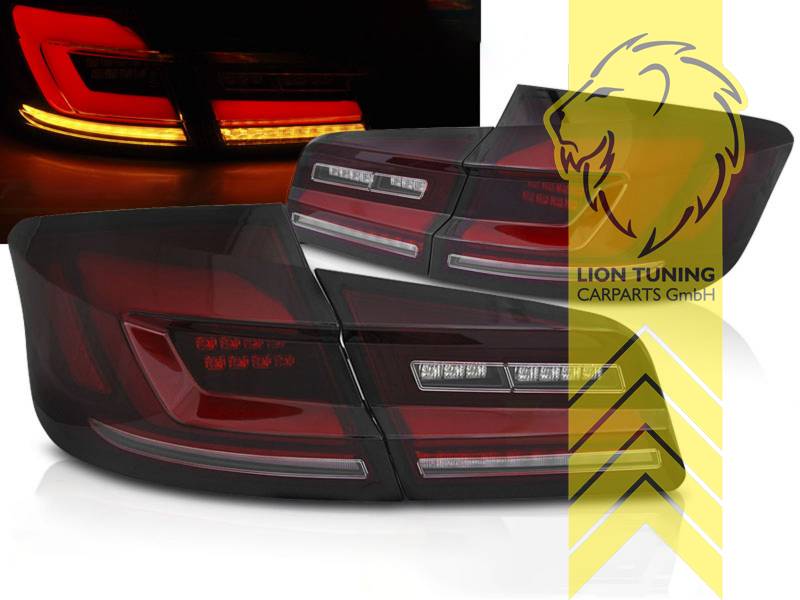 dynamischer LED Blinker, LED, rot, schwarz, Eintragungsfrei / mit E-Prüfzeichen