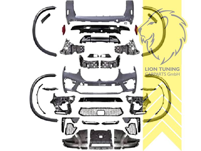 Ersatzteile von äquivalenter Qualität für die Besitzer des Fahrzeugs (entspr. EU-Verordnung 46/2010), PP Kunststoff, grundiert, für Fahrzeuge mit PDC