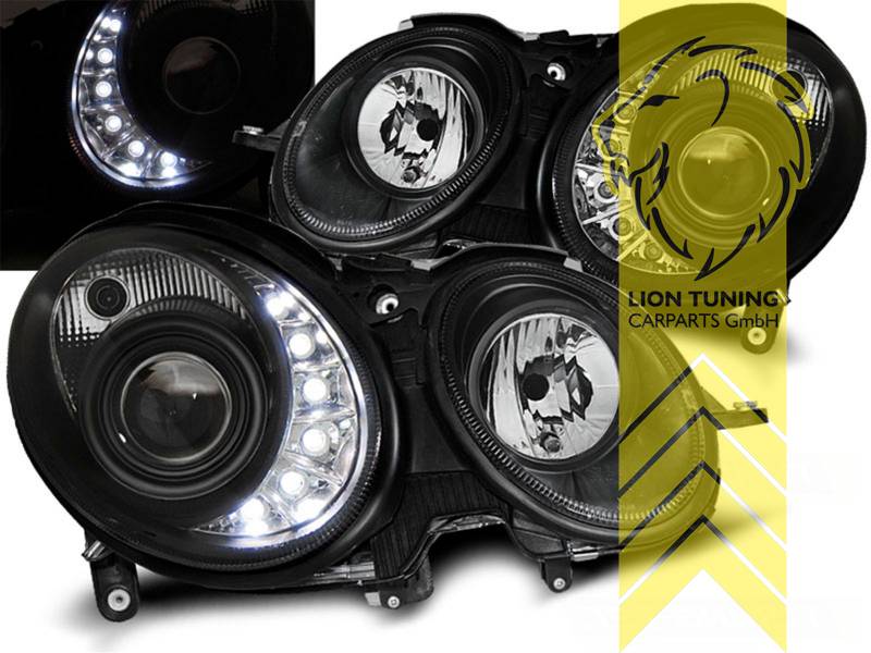 Xenon, HID, schwarz, BAU15S, nur passend für Fahrzeuge mit Original Xenon, Abblendlicht D2S / Fernlicht H7, elektrisch verstellbar - Stellmotor integriert, Eintragungsfrei / mit E-Prüfzeichen