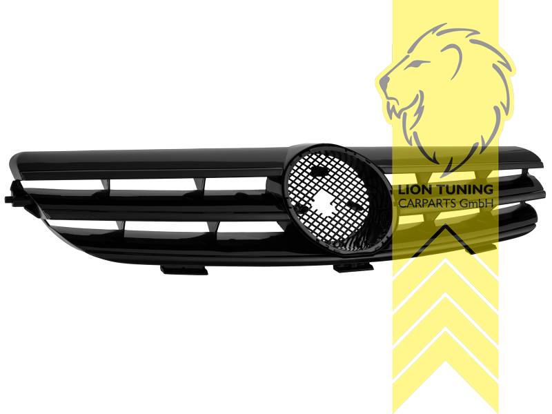 Original Mercedes Emblem wird übernommen, schwarz glänzend, ABS Kunststoff, Eintragungsfrei / als Ersatzteil verwendbar