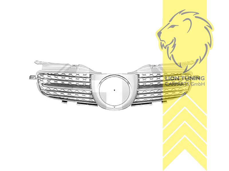 Original Mercedes Emblem wird übernommen, silber/chrom, ABS Kunststoff, Eintragungsfrei / als Ersatzteil verwendbar