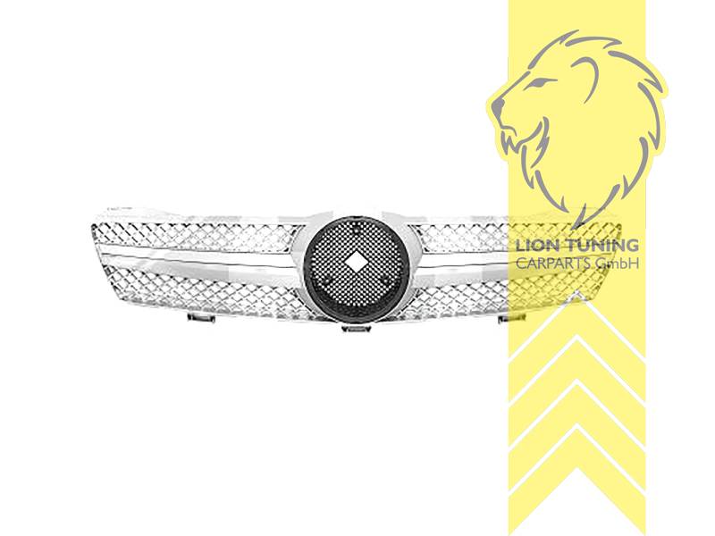 Original Mercedes Emblem wird übernommen, silber/chrom, ABS Kunststoff, Eintragungsfrei / als Ersatzteil verwendbar