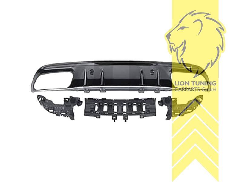 links und rechts, schwarz glänzend, nur passend für AMG LINE!, PP Kunststoff, Eintragungsfrei / als Ersatzteil verwendbar