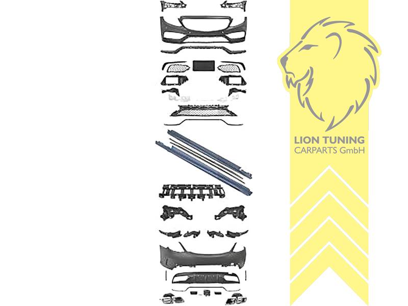 Ersatzteile von äquivalenter Qualität für die Besitzer des Fahrzeugs (entspr. EU-Verordnung 46/2010), PP Kunststoff, grundiert, für Fahrzeuge mit PDC