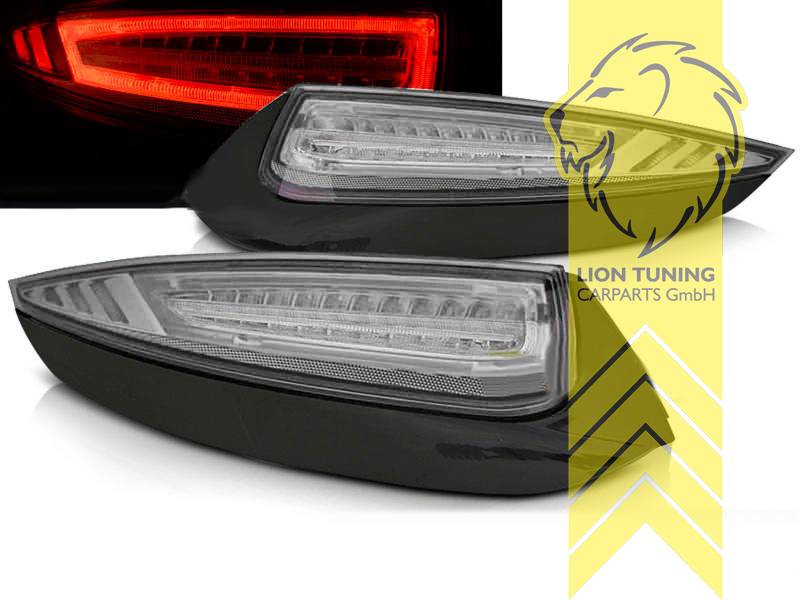 mit LED Blinker, LED, weiss, Eintragungsfrei / mit E-Prüfzeichen