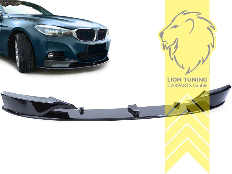 Liontuning - Tuningartikel für Ihr Auto  Lion Tuning Carparts GmbH  Frontspoiler Spoilerlippe Spoiler 3er BMW F30 F31 Sport Performance Optik  schwarz glänzend