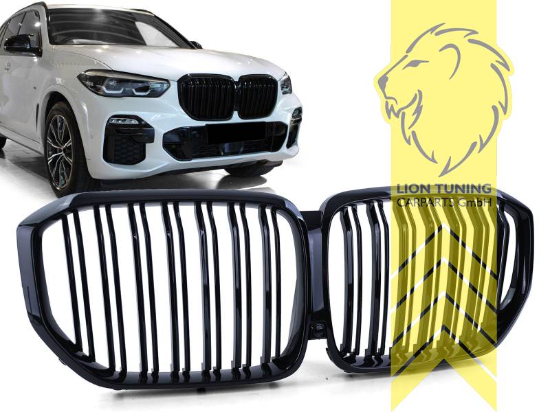 Doppelsteg, schwarz glänzend, ABS Kunststoff, Eintragungsfrei / als Ersatzteil verwendbar