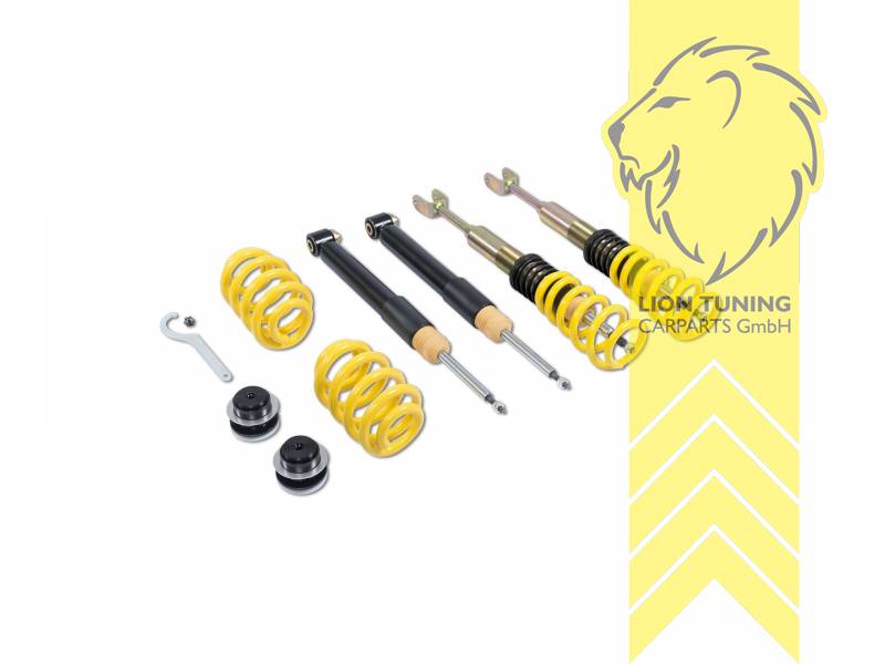 ST XA (mit Härteverstellung), gelb, Nicht für Fahrzeuge mit elektronischer Dämpferverstellung., Nicht für Fahrzeuge mit Niveauregulierung, bzw. nur wenn die Niveauregulierung entsprechend eingestellt werden kann., Stahl verzinkt, Eintragungspflichtig / Teilegutachten liegt bei