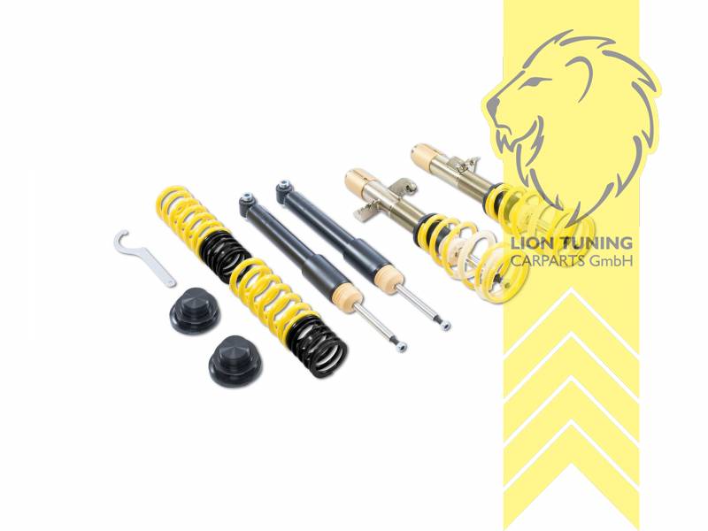 nur für X Drive Allrad, ST X (Mit fester Kennung), gelb, Bei Einbau mit serienmäßigen Rad-/Reifenkombinationen sind evtl. Spurverbreiterungen erforderlich., Bei Fahrzeugen die mit elektronischer Dämpferregelung ausgerüstet sind ist diese gemäß der Anleitung stillzulegen. Elektroniksatz zur Stilllegung KW Nr. 68510301, Stahl verzinkt, Eintragungspflichtig / Teilegutachten liegt bei