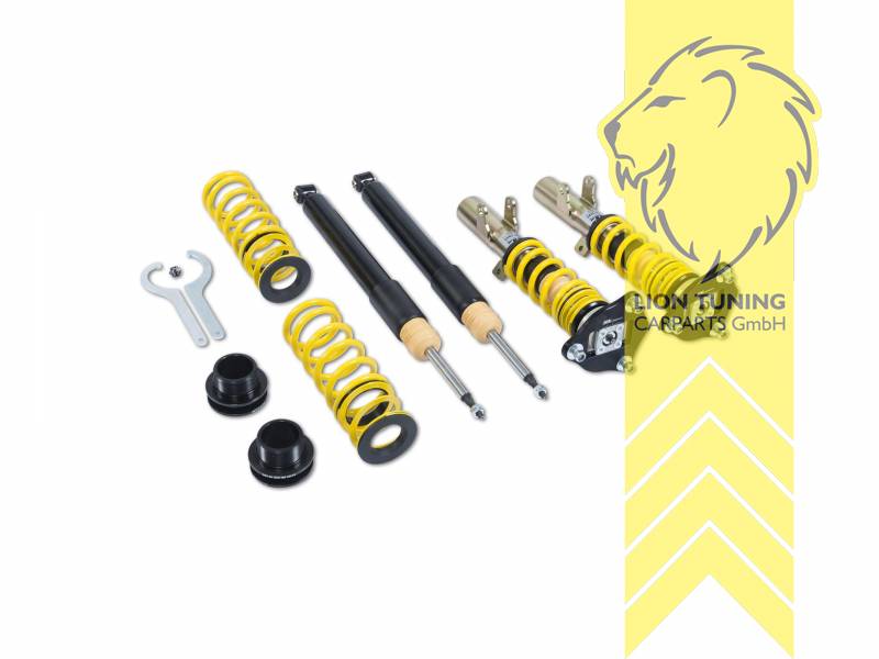 Bei Fahrzeugen die mit elektronischer Dämpferregelung ausgerüstet sind ist diese gemäß der Anleitung stillzulegen. Elektroniksatz zur Stilllegung KW Nr. 68511079., ST XTA ( Härteverstellbar mit Stützlager ), gelb, Stahl verzinkt, Eintragungspflichtig / Teilegutachten liegt bei
