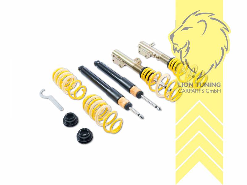 ST X (Mit fester Kennung), gelb, Nicht für Fahrzeuge mit elektronischer Dämpferverstellung., Stahl verzinkt, Eintragungspflichtig / Teilegutachten liegt bei