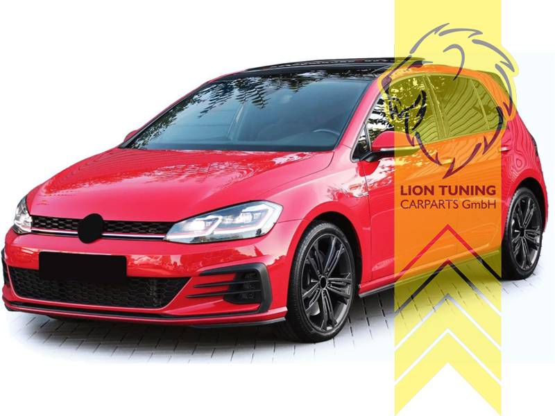 Liontuning - Tuningartikel für Ihr Auto  Lion Tuning Carparts GmbH LED Nebelscheinwerfer  VW Golf 7 Limousine Variant chrom GTI Optik