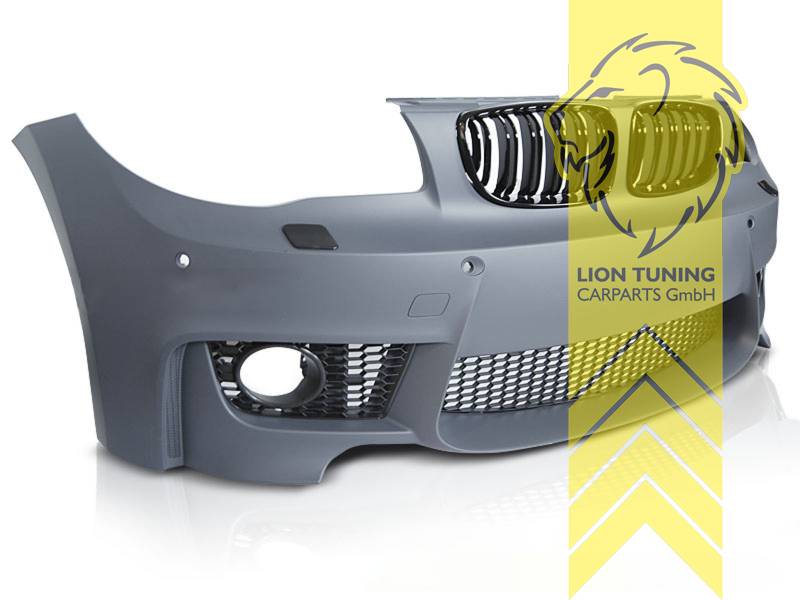 Liontuning - Tuningartikel für Ihr Auto  Lion Tuning Carparts GmbH  Heckstoßstange BMW E81 E87 Hatchback 1er M-Paket Optik für PDC