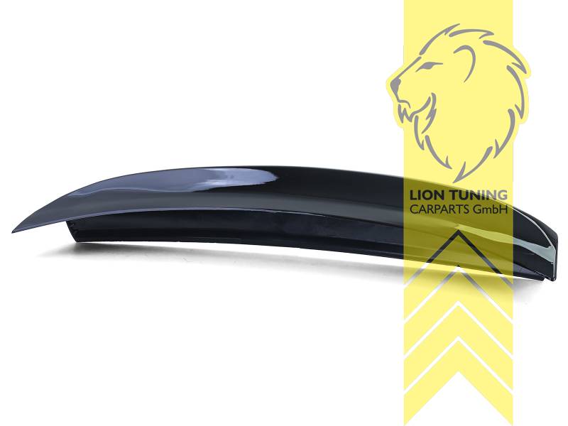 Liontuning - Tuningartikel für Ihr Auto  Lion Tuning Carparts GmbH  Hecklippe Spoiler Heckspoiler Kofferraum Lippe BMW E90 Limousine schwarz  glänzend