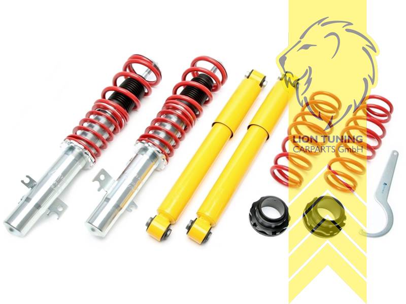 fest, rot, für Modelle mit Federbeinaufnahme Ø 47mm, Stahl verzinkt, Eintragungspflichtig / Teilegutachten liegt bei