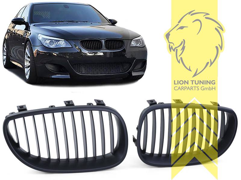 Liontuning - Tuningartikel für Ihr Auto  Lion Tuning Carparts GmbH  Stoßstange BMW E60 Limousine E61 Touring LCI M-Paket Optik auch für PDC