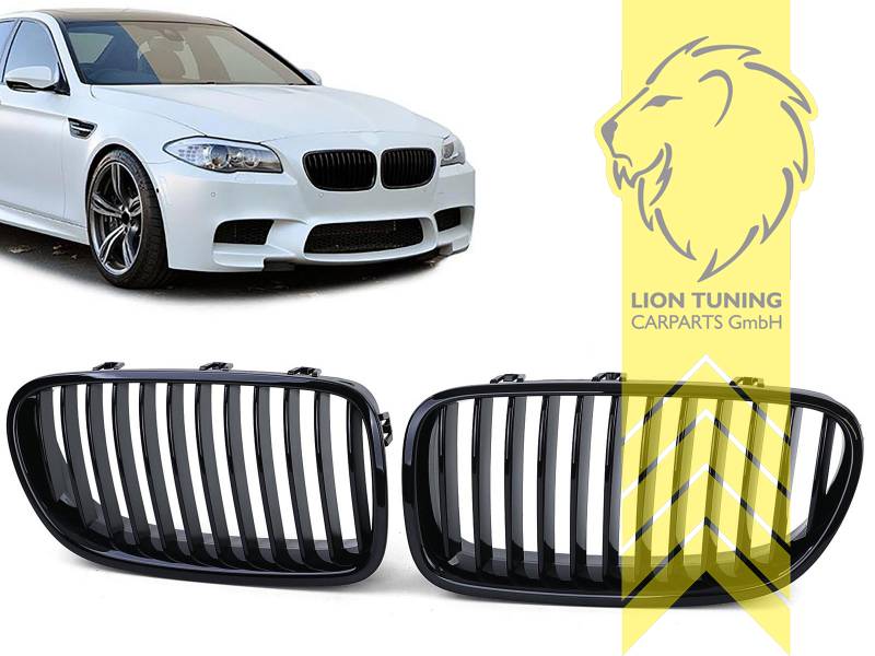 Liontuning - Tuningartikel für Ihr Auto  Lion Tuning Carparts GmbH  Sportgrill Kühlergrill BMW F20 F21 1er schwarz