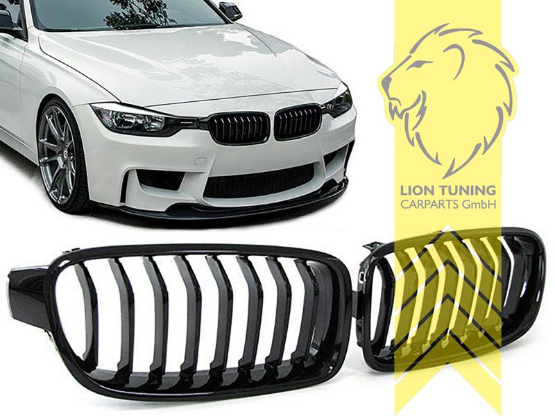 Liontuning - Tuningartikel für Ihr Auto  Lion Tuning Carparts GmbH  Stoßstange BMW F30 Limousine F31 Touring M-Paket Performance Optik für PDC