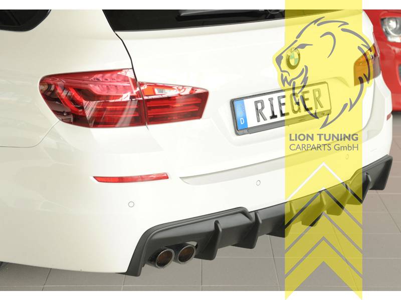 Liontuning - Tuningartikel für Ihr Auto  Lion Tuning Carparts GmbH Rieger Heckansatz  Heckspoiler Diffusor für Audi A3 8V