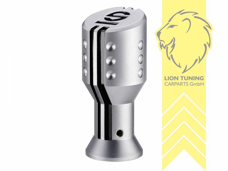 Liontuning - Tuningartikel für Ihr Auto  Sparco Settanta Universal  Schaltknauf Aluminium silber schwarz