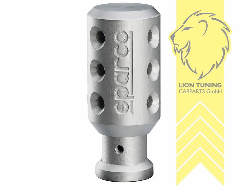 Liontuning - Tuningartikel für Ihr Auto  Sparco Piuma Universal  Schaltknauf Aluminium silber