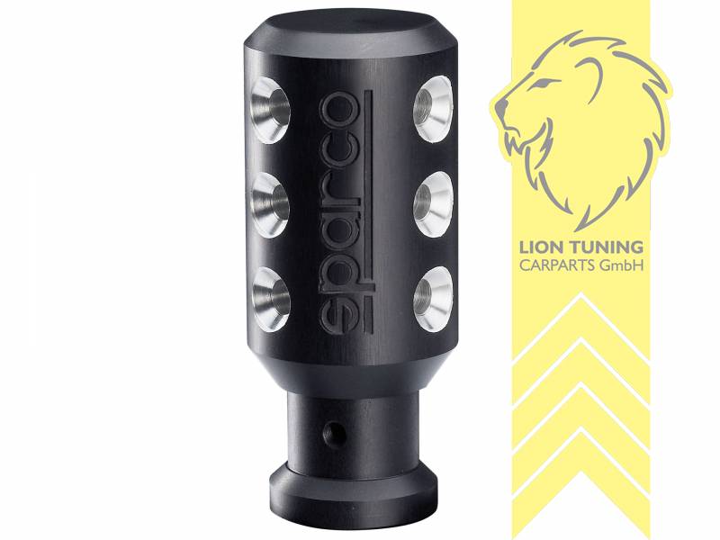 Liontuning - Tuningartikel für Ihr Auto  Sparco Piuma Universal Schaltknauf  Aluminium schwarz