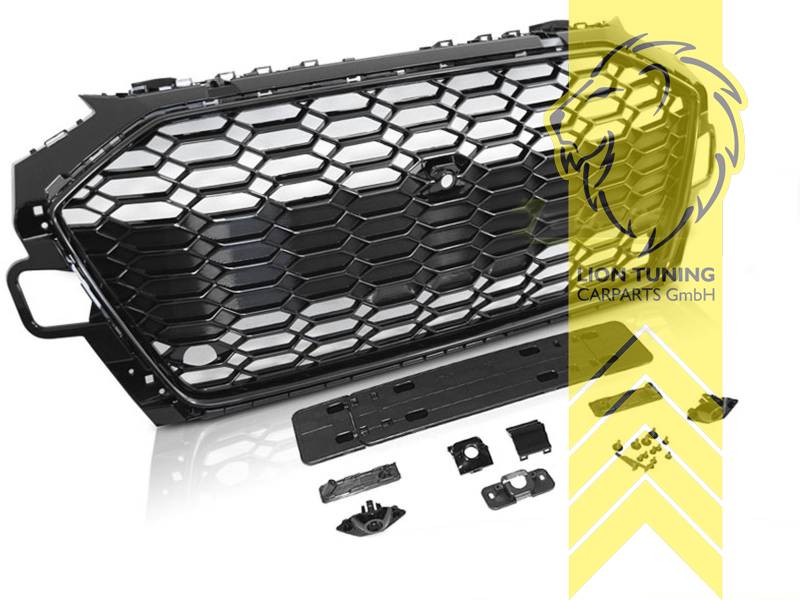 Liontuning - Tuningartikel für Ihr Auto  Lion Tuning Carparts GmbH  Sportgrill Kühlergrill für Audi A6 4G C7 Limousine Avant schwarz auch für  PDC
