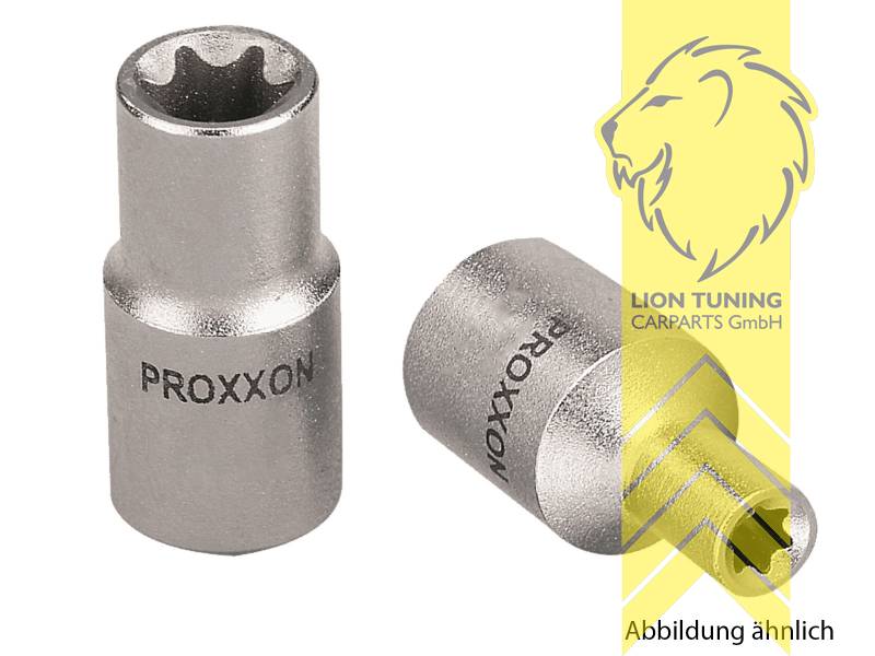 für 1/4 Zoll Vierkantantrieb (6,3 mm), E 5, Chrom-Vanadium-Stahl