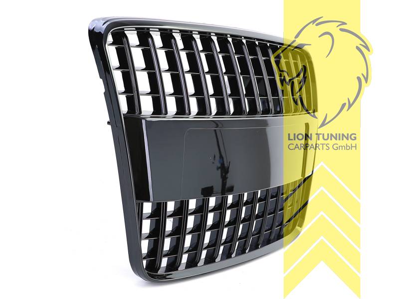 Audi Q7 Kühlergrill 2007-2009 - Nebelscheinwerfer Gitter Schwarz