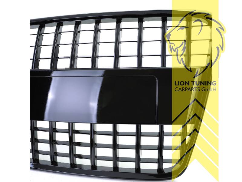 Liontuning - Tuningartikel für Ihr Auto  Lion Tuning Carparts GmbH  Sportgrill Kühlergrill Audi Q7 4L schwarz Sport Optik