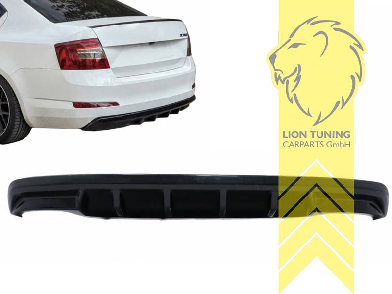 schwarz glänzend, PP Kunststoff, Eintragungsfrei / als Ersatzteil verwendbar