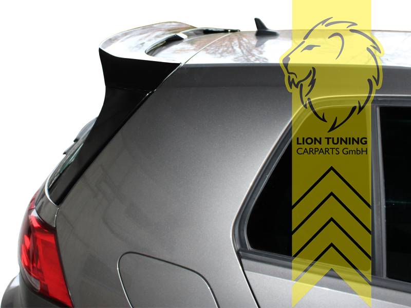 Liontuning - Tuningartikel für Ihr Auto  Lion Tuning Carparts GmbH  Hecklippe Spoiler Dachspoiler Kofferraum Lippe für VW Golf 7 auch für GTI